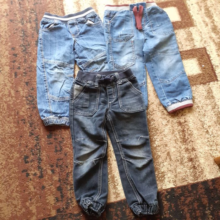 Spodnie, jeansy chłopięce