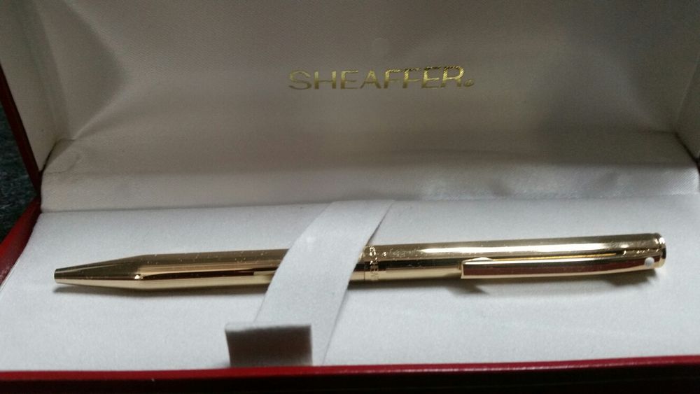 Sheaffer gold electroplated