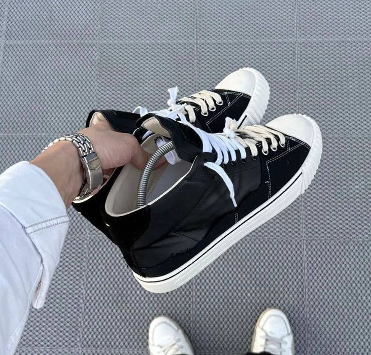 Кеды maison margiela evolution high black mm6 эволюшин высокие
