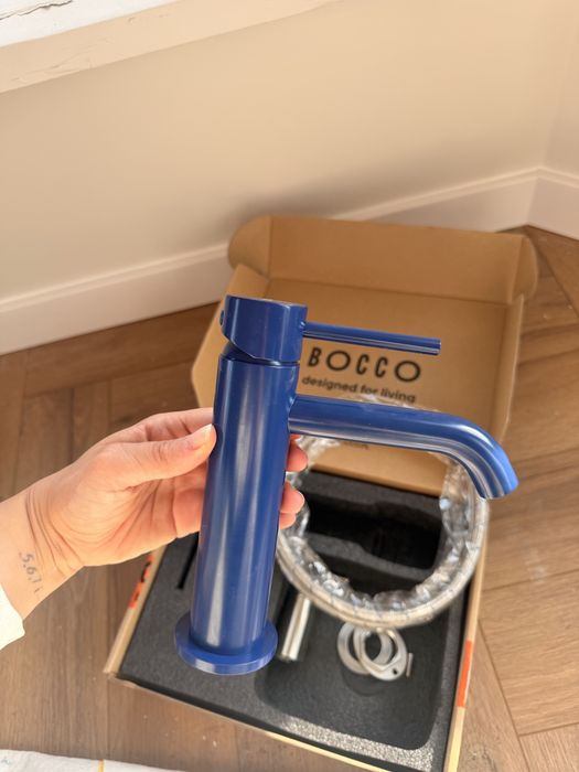 BOCCO Structa Cobalt Blue – nowa bateria umywalkowa nablatowa