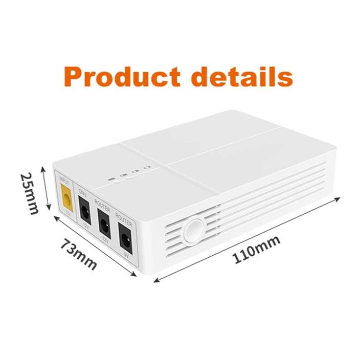 WGP OPTIMA 301  - міні ДБЖ (UPS) 6000mAh для роутера, IP-камер