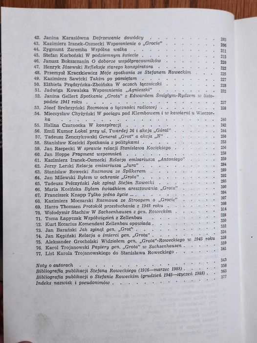 Stefan Rowecki w relacjach - Tomasz Szarota.