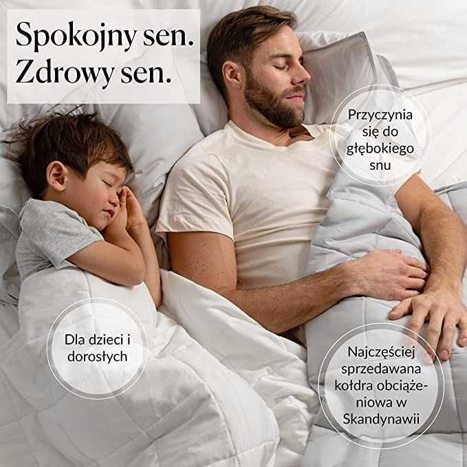 Kołdra obciążeniowa Cura 150x210 cm 7 kg