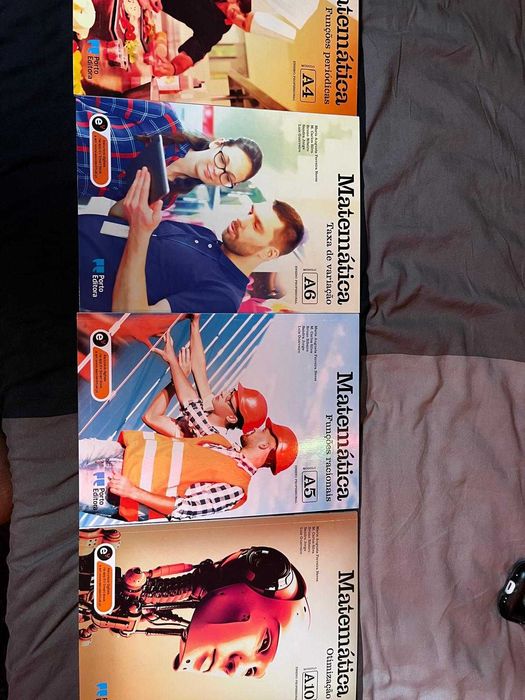 Livros de Matemática – Ensino Profissional (A4, A6, A5, A10)