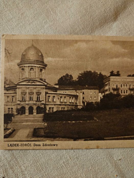Stara pocztówka Lądek Zdrój z lat 50 tych