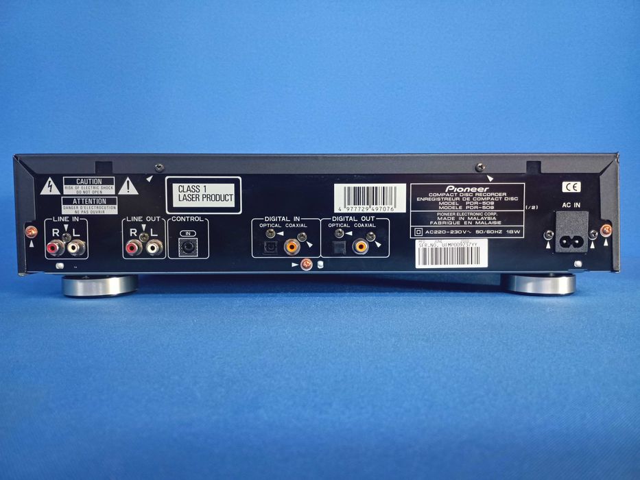 leitor/gravador de cds PIONEER PDR-509 (funcional) c/comando original