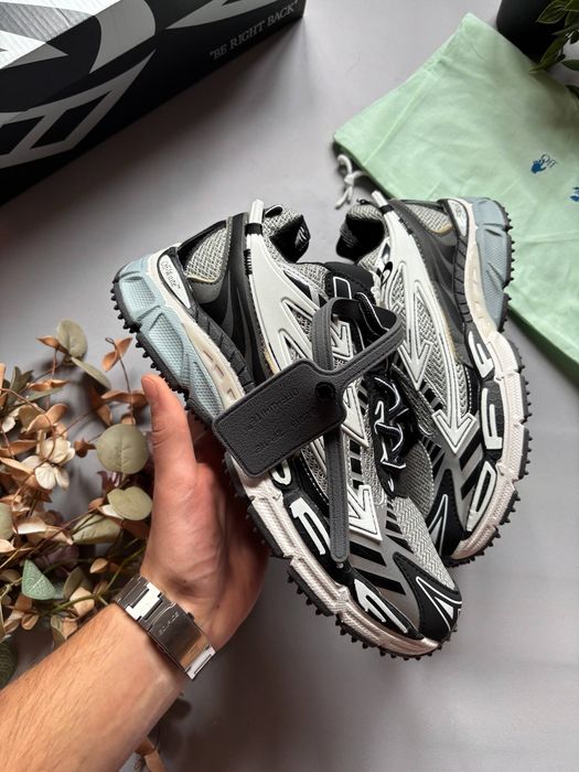 Кросівки чоловічі та жіночі Off-White Be Right Back Black та Black White Кроссовки мужские и женские