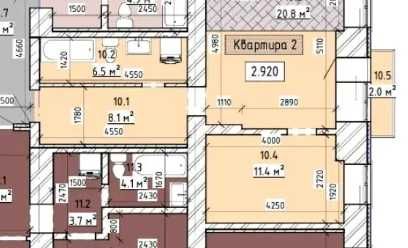 Євродвушка після будівельників. ЖК "Темп", Черкаси, вул. Ю. Іллєнка