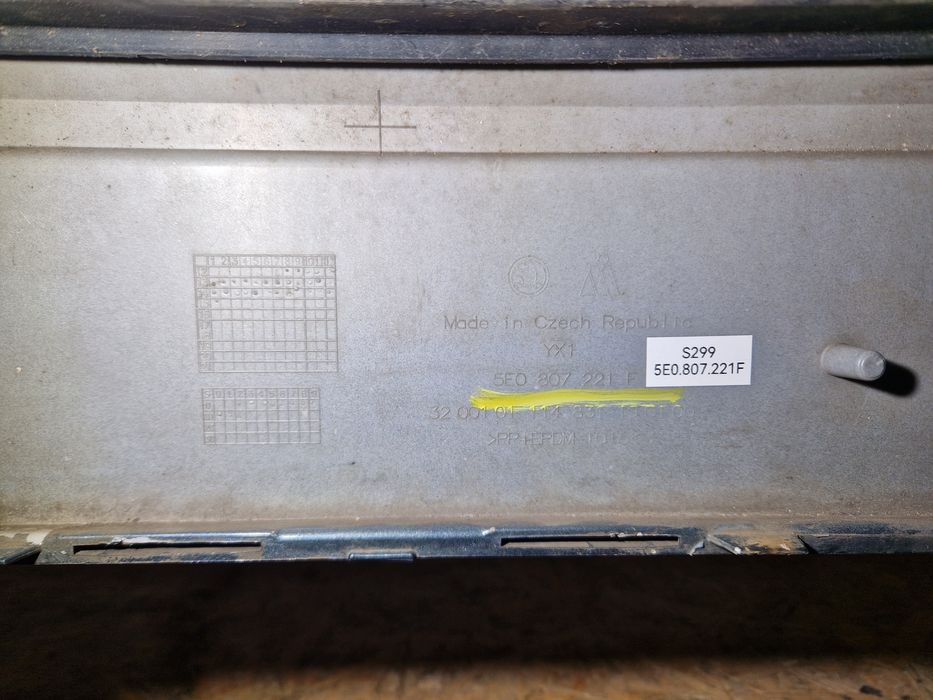 Skoda octavia III RS VRS zderzak przód przedni 5e0.807.221f