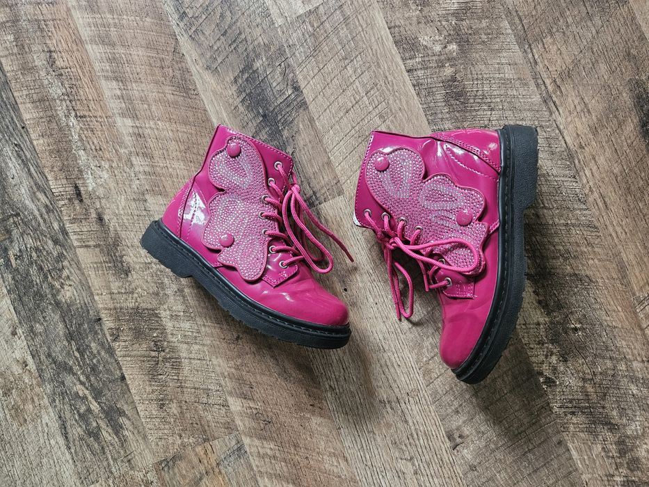 Buty botki 30 jesienne zimowe dla dziewczynki