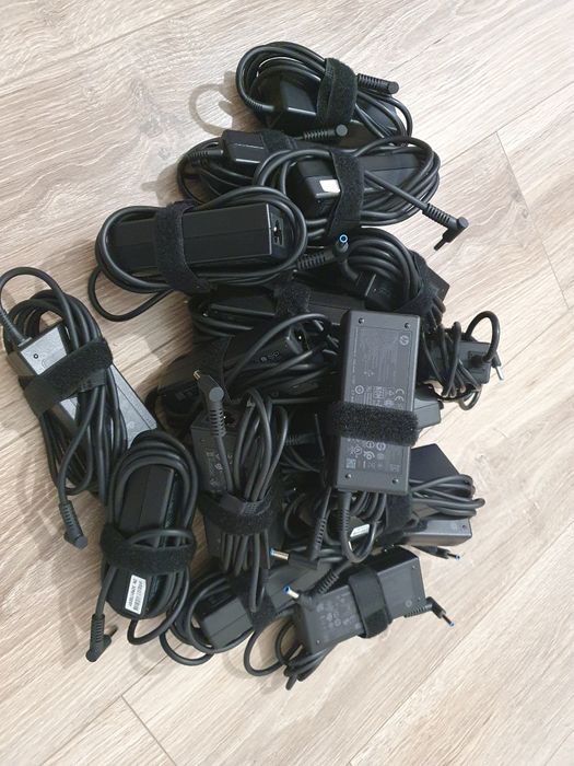 Блок питания зарядное зарядка HP 65w 4.5×3.0mm blue pin оригінал