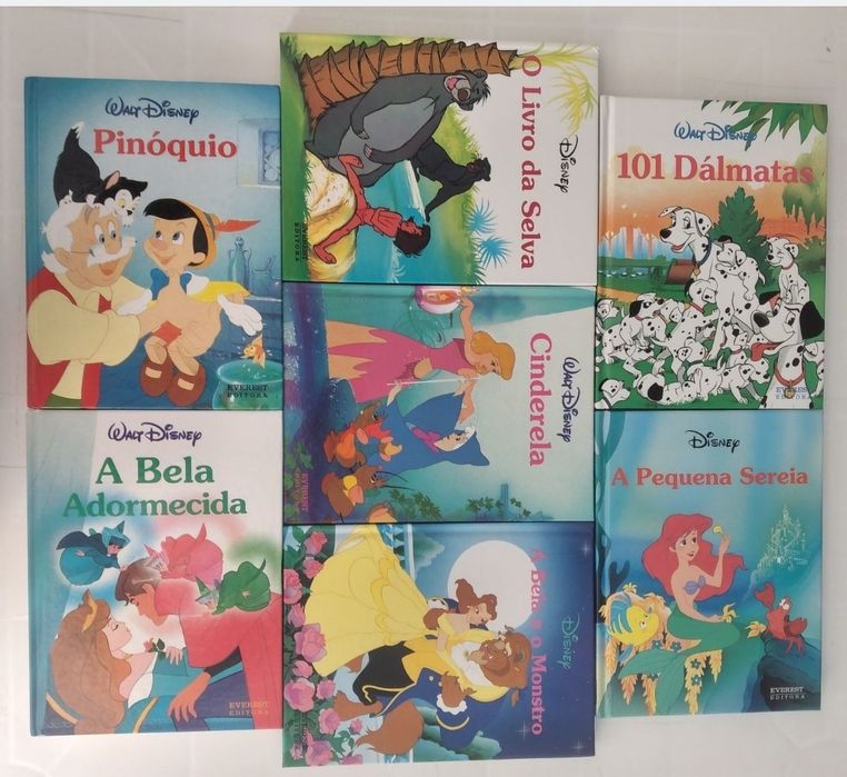7 livros novos da Walt Disney  novos