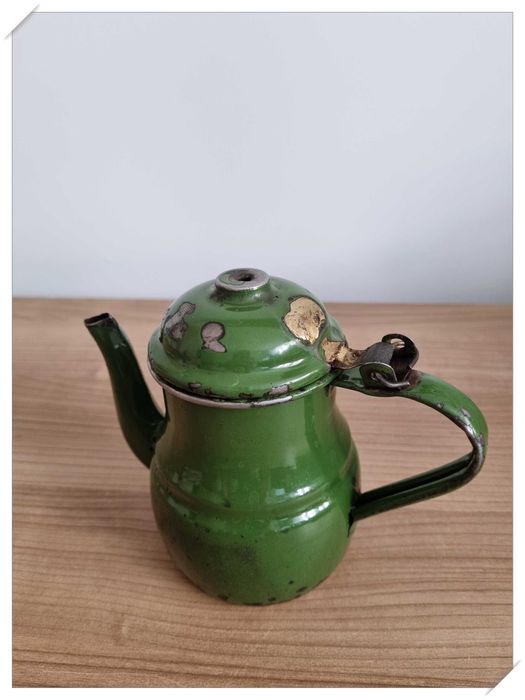 Emaliowany czajniczek | vintage | Pakistan