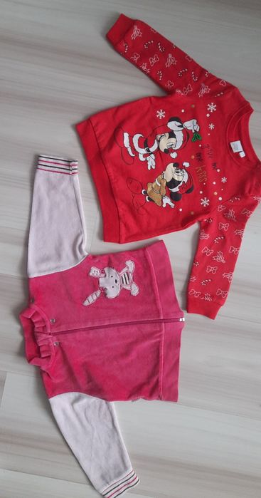 Zestaw 10szt: Bluzy, Sweter r.68 r.74