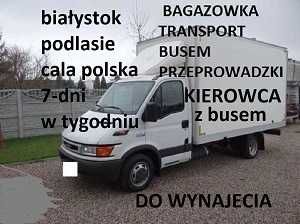 TRANSPORT Mebli AGD-Rtv materialy budowlane BAGAZOWKI-Przeprowadzki-Przewóz Osób-Odpalanie Auta Na Przewody -7 dni tygodniu