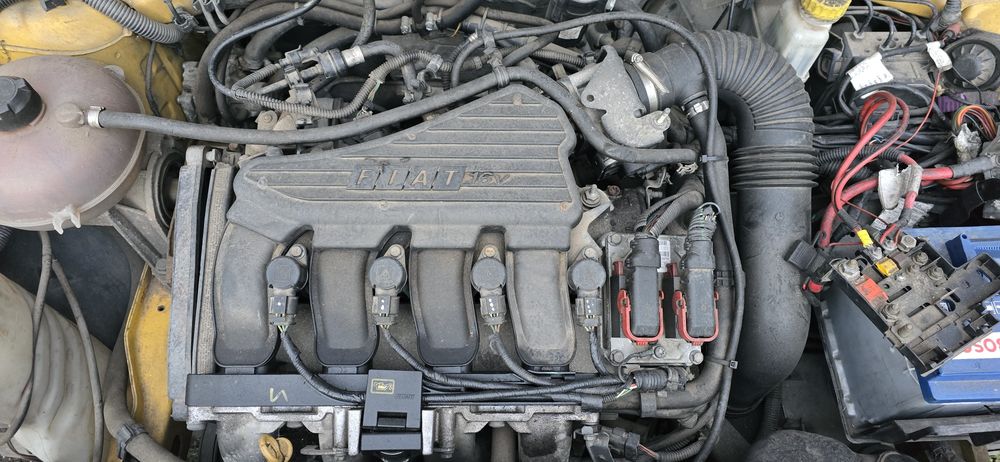 Motor e caixa Fiat Stilo 1.6 16v