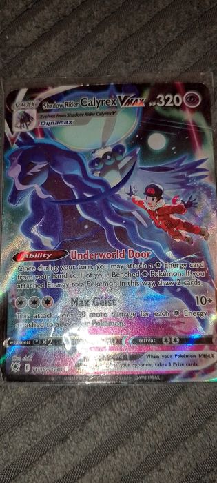 Karta pokemon shadow rider calyrex v max