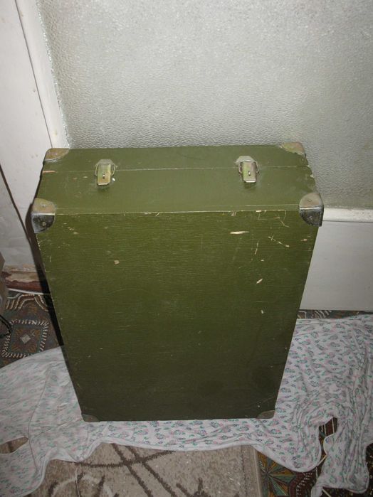 Чемодан деревяный 505х354х144 мм от частотомера Ч3-63 ящик