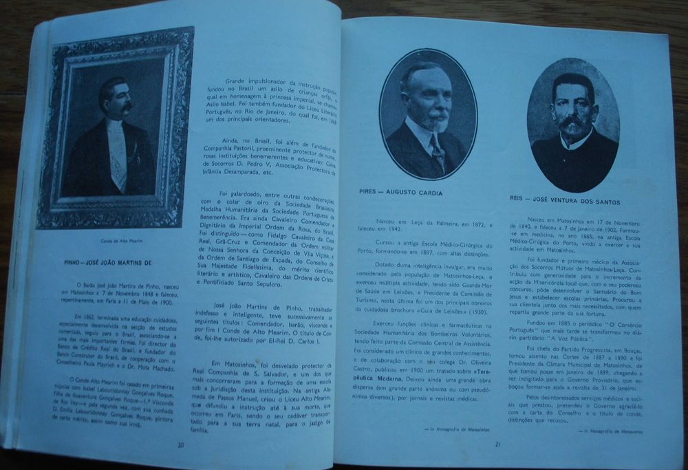 Biografia Completa de Todos os Ilustres Matosinhenses ( + de 50 Anos)