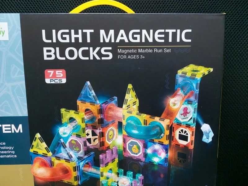 Klocki konstrukcyjne magnetyczne. Nowe