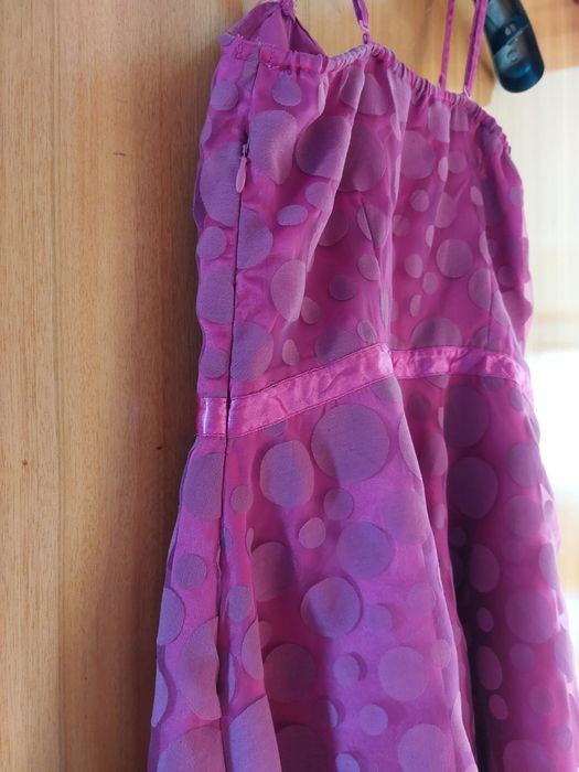 Vestido rosa festa