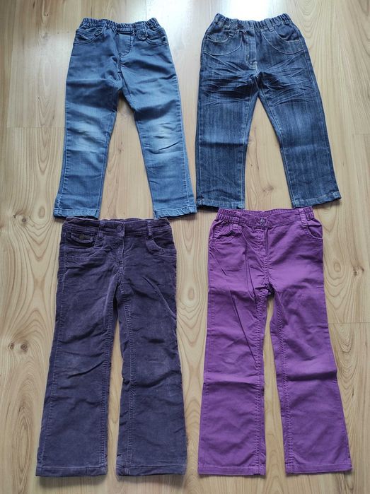 Spodnie dziewczynka 110 cm mix