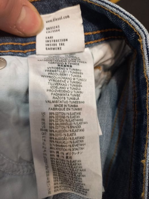 Spodnie jeansowe Disel Industry