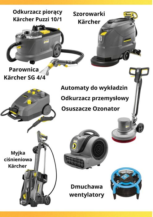Wynajem Szorowarka Kärcher  50/60 wypożyczalnia Katowice