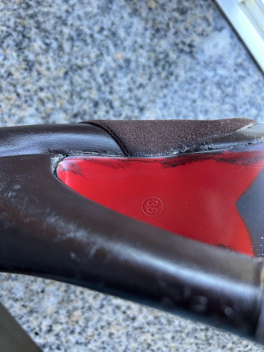 Botim tacão Alto Castanho