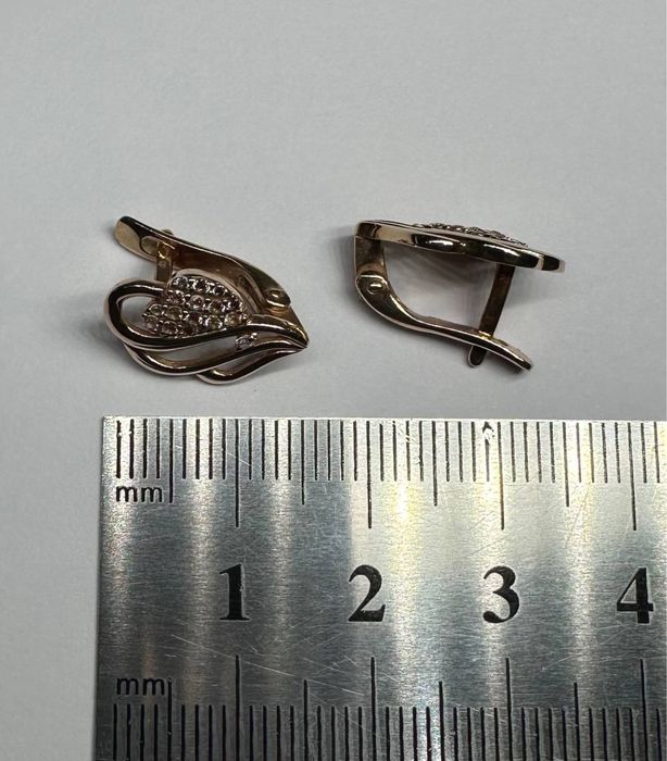 Сережки золото 585°