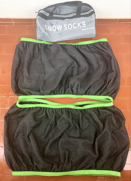 Correntes de neve têxtil (meias de neve)