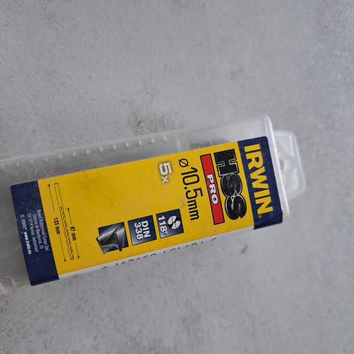 Nowe wiertło do metalu 10 mm Irwin HSS Pro