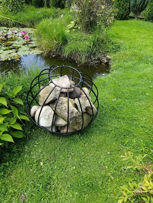 Стильний габіон для саду Садовий металевий декор Ковані вироби