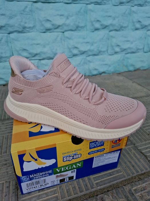 Skechers Squad-4 117743BLSH літо,сітка,жіночі 36,37,38,39
