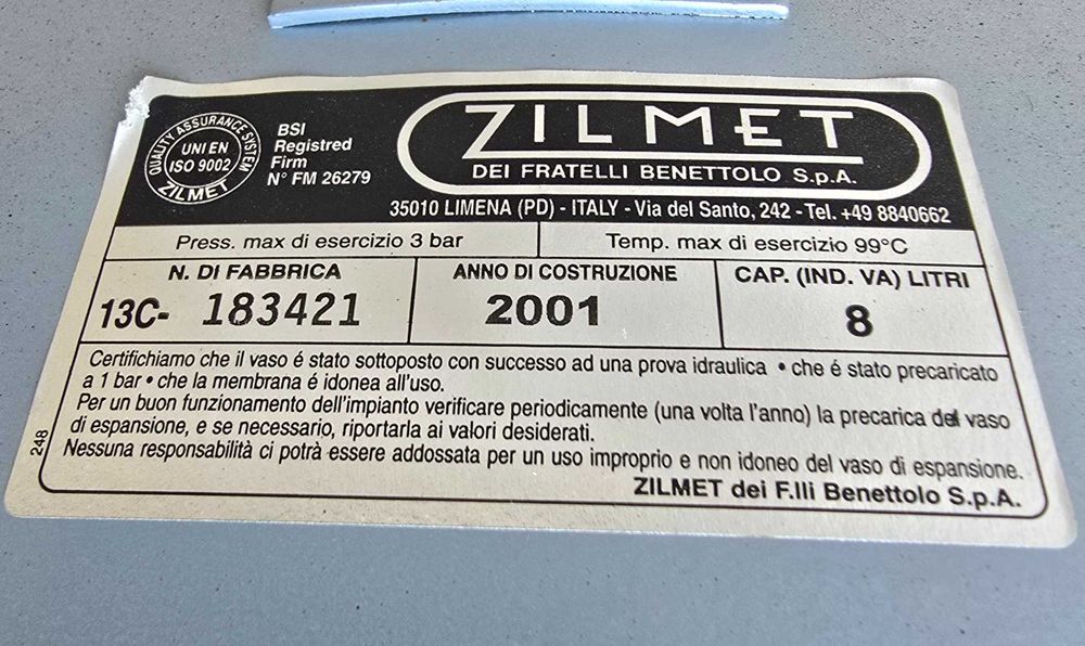 esquentador avariado para peças beretta ciao 24 cai