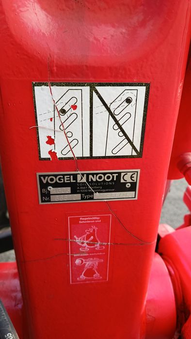 Pług Vogel & Noot-4 skiby Pierwszy Właściciel BDB stan
