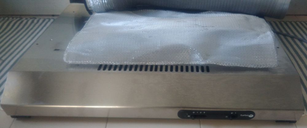 Exaustor  fogão turboair novo c  tubo e rede