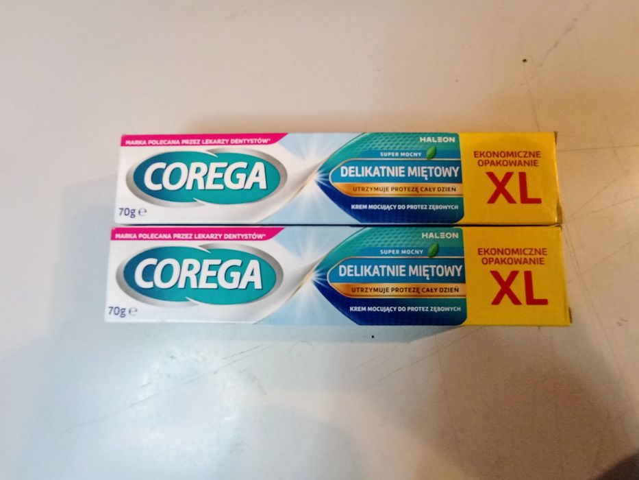 Corega Krem mocujący do protez zębowych Super mocny 70g 2 szt.