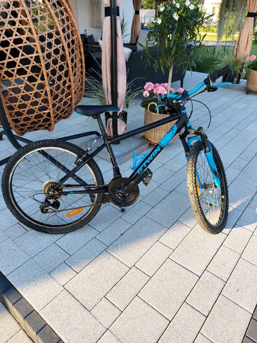 Rower  Górski Btwin Rockrider 500 koła 24 cale dla dziecka
