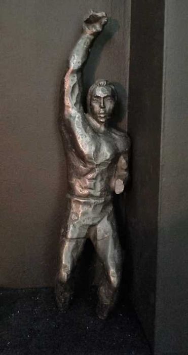 Rzeźba z terenów śląskich, węgiel kamienny, PRL