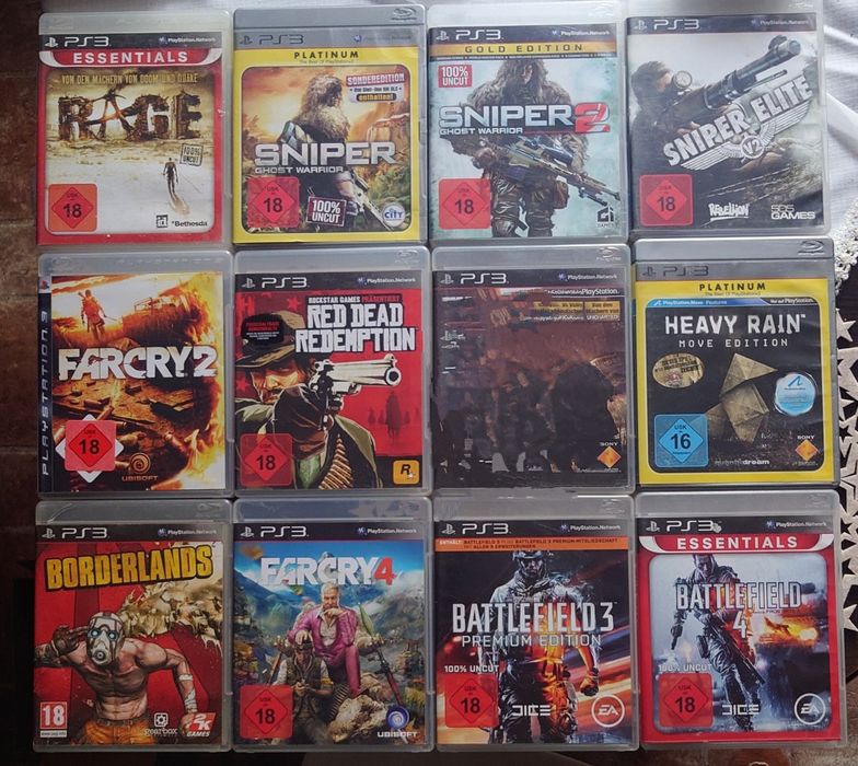 Gry na PlayStation 3 PS3 FPS GTA Call of duty Battlefield Tekken