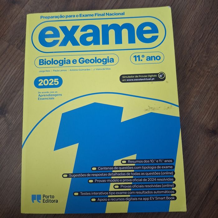 Livro de exame biologia e geologia 2025