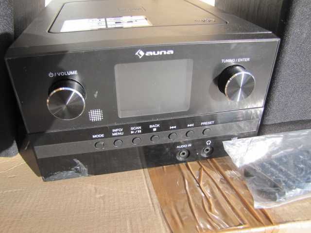 Wieża stereo radio internetowe 2 głośniki DAB Auna Connect System