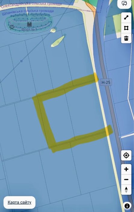 Продаж земельноі ділянки