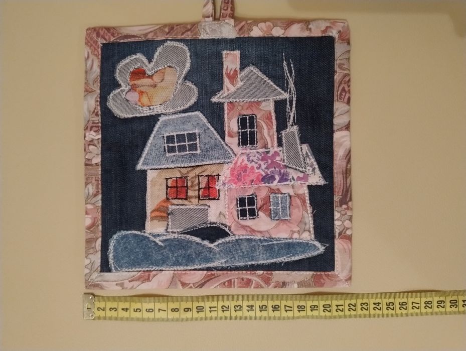 Текстильная прихватка ручной работы, handmade,21*21
Размер ~25×25 см