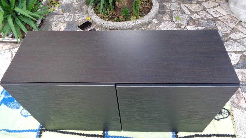 BESTÅ Estante c/portas, 120x42x64 cm