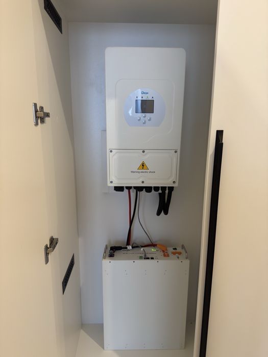 Гібридні інвертори DEYE. Акумуляторні батареї .