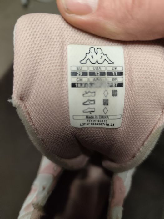 Buty Kappa róż 29 dziecięce dziewczęce