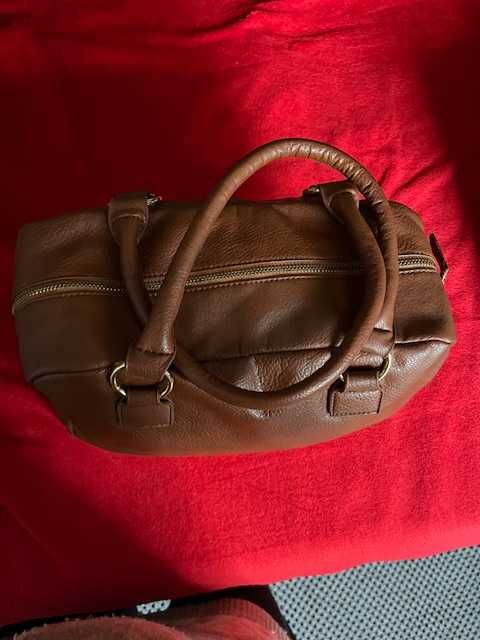 torebka damska brązowa