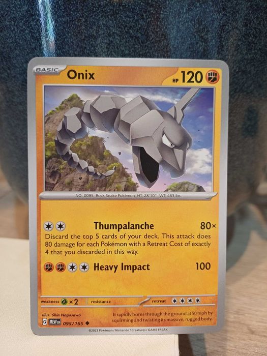 Pokémon Card Onix #95 - Pokémon Scarlet & Violet